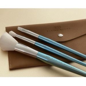 ELAINA BADRO BabyBlues Brush Set With Pouch